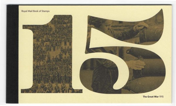 GB 2015 DY13 Great War 1915 Prestige Booklet - face value(Apr 2025) £22.64