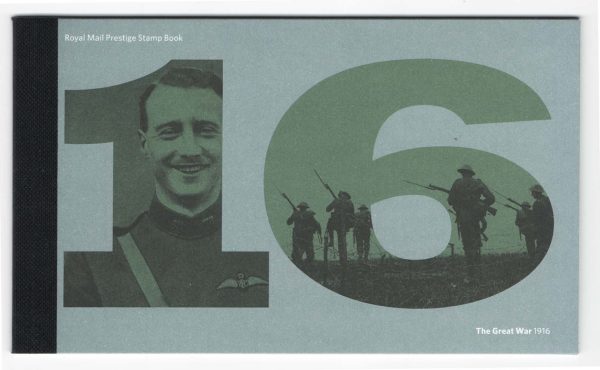 GB 2016 DY18 The Great War 1916 Prestige Booklet - face value(Apr 2025) £29.32