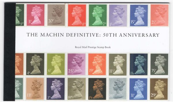 GB 2017 DY21 Machin defins 50th Anniv Prestige Booklet