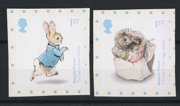 GB 2016 Peter Rabbit self-adhesives um sg3862-3
