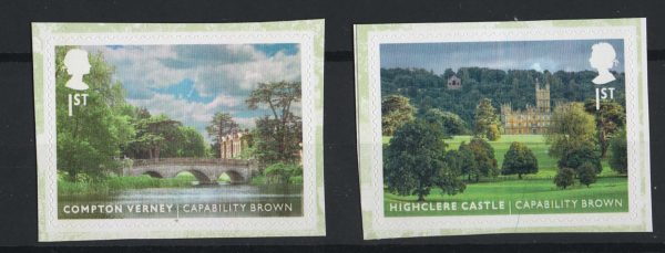 GB 2016 Landscape Gardens self-adhesives um sg3877-8