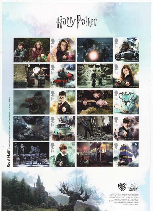 GB 2018 LS112 Harry Potter Smilers Sheet um