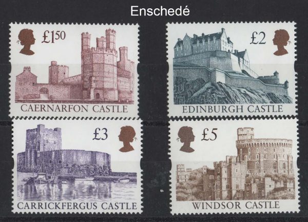 GB 1997 Castles Enschedé set um £1.50 - £5