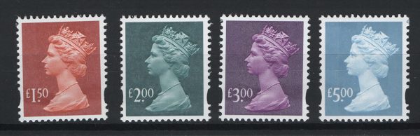 GB 2003 Machin £1.50 - £5 azure um
