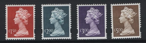 GB 1999 Machin £1.50 - £5 brown um