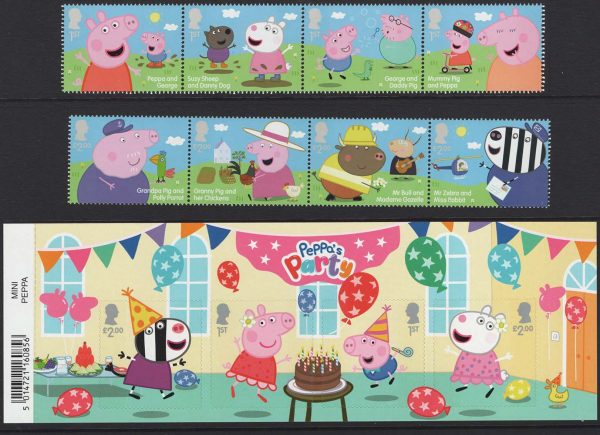 GB 2024 Peppa Pig set + M/sheet um face £21.90