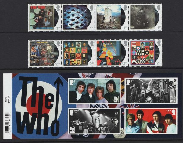 GB 2024 The Who set and m/sheet um, face £21.90