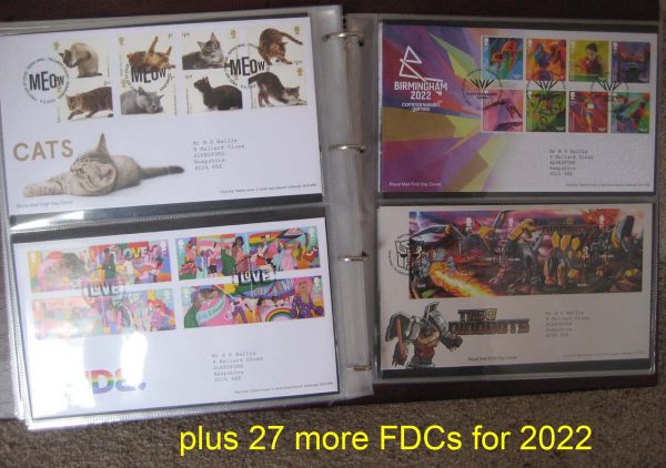 GB 2022 23x different Commem sets/M-sheets FDCs + 8 Prestige & Defins - fine lot