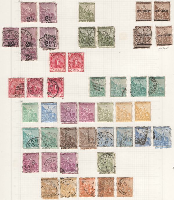 Cape of Good Hope  1891-98 m&u range ~c£300