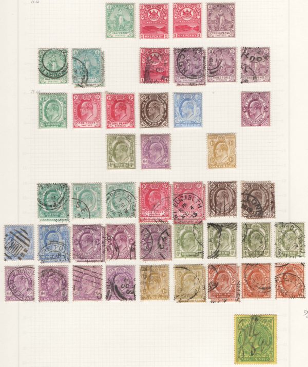Cape of Good Hope  1893-1904 m&u range ~c£350