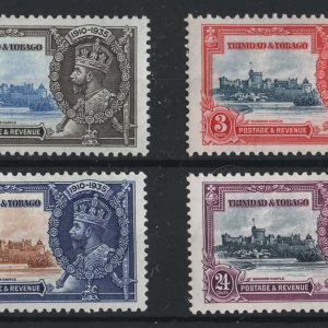 Trinidad & Tobago 1935 Silver Jubilee set of 4 vf mint