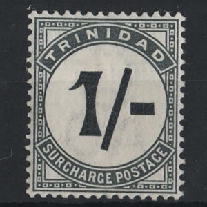 Trinidad 1885 Postage Due 1s wmk crown/CA sgD9 vf mint c£80