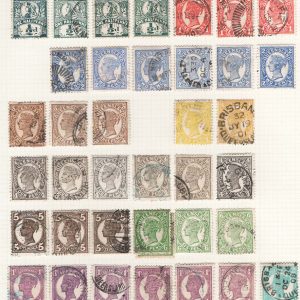 Queensland 1899-1907 fu range to 2s c£290+