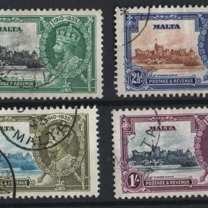 Malta 1935 Silver Jubilee set vfu