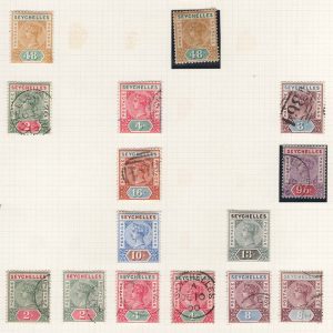 Seychelles 1890 Die 1 and Die 2 m&u range c£240+