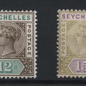 Seychelles 1893 New Values set of 4 f mint sg22-5 c£42
