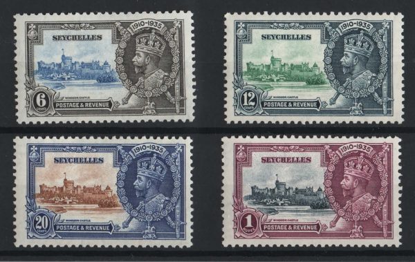 Seychelles 1935 Silver Jubilee set vf mint