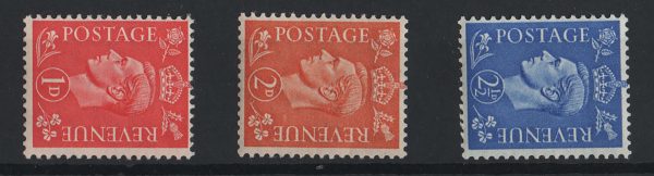 GB 1941 Light Colours wmk sideways f mint good perfs
