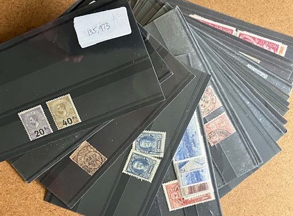 Monaco  1885-1965 Dealers stock on cards, strong in late 1800s including a 25c deep grey-green, sg16, FU, with Marseille a Ventimille TPO datestamp. Priced to sell ~£110 in 2005