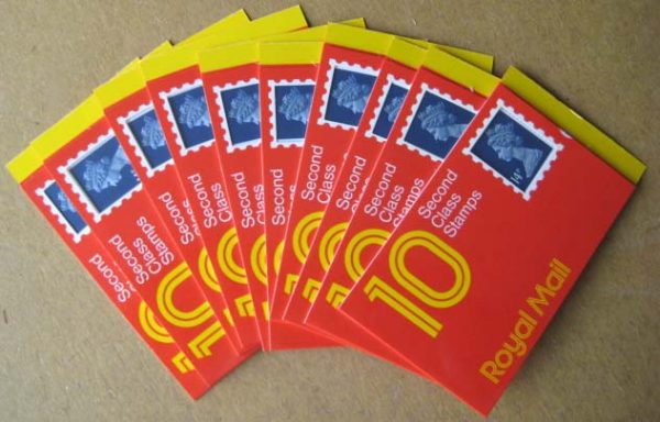 GB Booklets - Window  GK2 10x 14p window book Questa ref R [10 books] retail £95