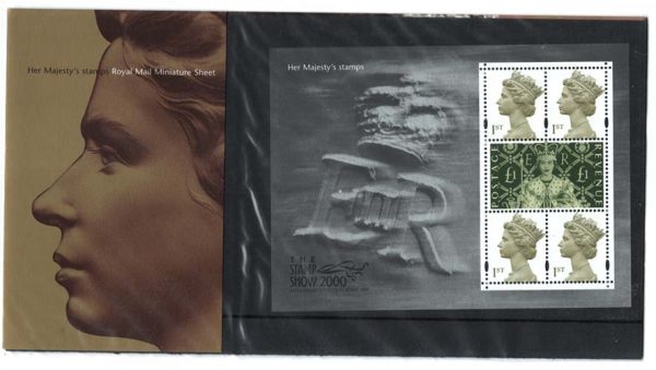 GB 2000 HM Stamps incl £1 Coronation pres pack #M03