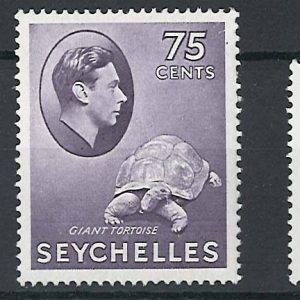 Seychelles 1938 50c - 1r sg144, 145a, 146a good to fine mint