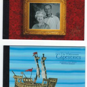 Guernsey 1997 Golden Wedding Prestige Booklet, ditto 1998 Millennium Tapestries