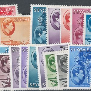 Seychelles 1938 Set of 25 fine mint sg135-49 cat £550