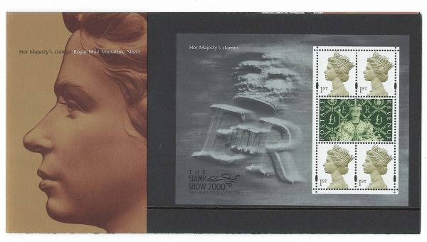 GB 2000 H M Stamps 1st - £1 Coronation pres pack #M03
