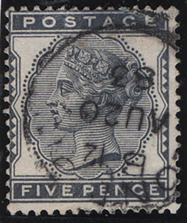 GB 1880 5d indigo fu cds sg169 c£175