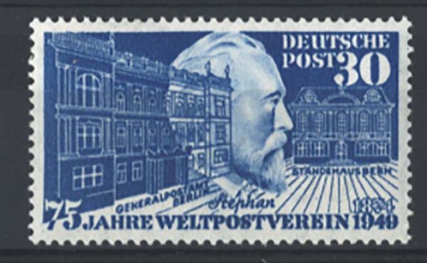 Germany 1949 UPU 30pf fresh m/mint sg1038 c£90