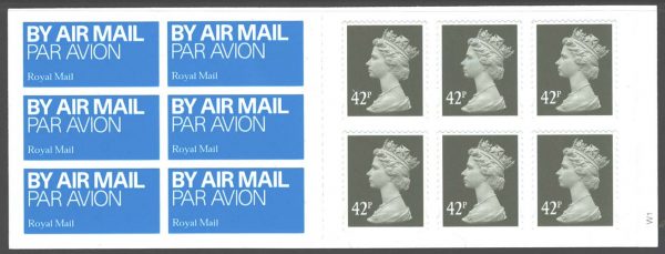GB Booklets - SA  NA1 6x 42p, without Real Network cyl W1
