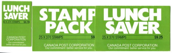 Canada 1988 Stamp Pack $9.25 booklet, ditto Lunch Saver + $3.70 sgSB105-7 c£67