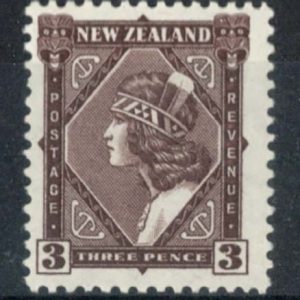 #0919 New Zealand 1936 3d brown multiple wmk sg582 vf mint c£35