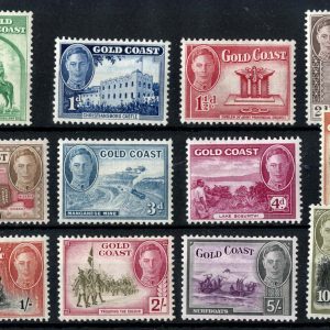 Gold Coast 1948 ½d - 10s set of 12 f mint sg135-46 c£85