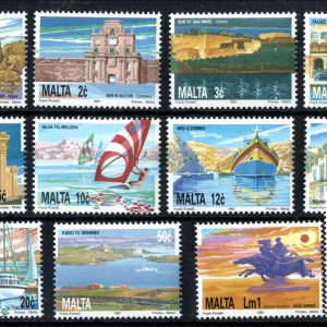 Malta 1991 National Heritage set 1c - £2 um sg905-16 c£27