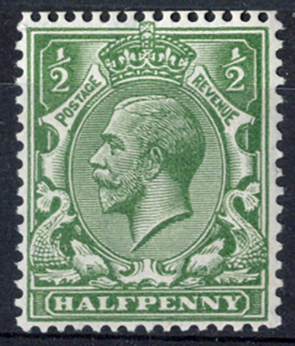 GB 1924 ½d yellow-green um sg418var Spec N33(6) c£35