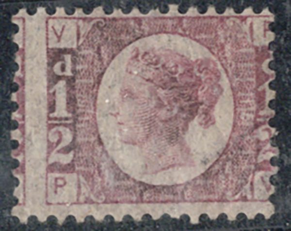 GB 1870 ½d plate 15 um, the usual gum cracking, v fresh cat £120 as mounted mint