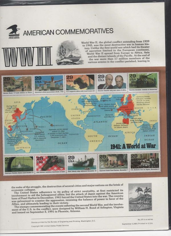 USA 1991 USPS Commemorative Panels um year set complete #359-377 [19] c£283