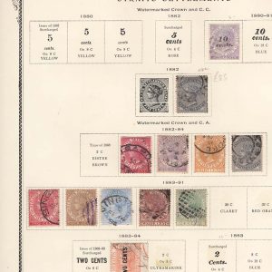 Malaya - Straits  1880-84 fu range incl 10c slate CC c£160, also TWO CENTS on 32