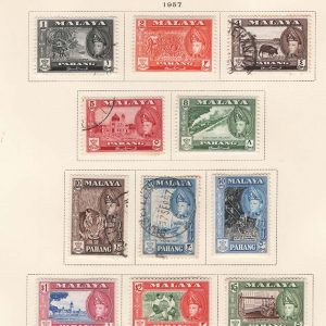 Malaya - Pahang 1967 $1 - $5 f mint c£70 + rest of set m&u