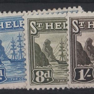 St Helena 1938 set sg131-40, fine mint