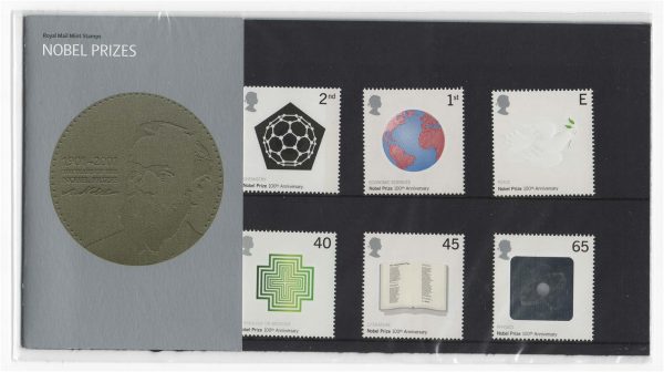 GB 2001 Nobel Prizes pres pack