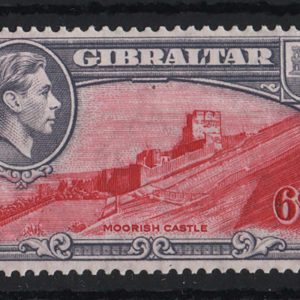 Gibraltar 1938 6d perf 13½ sg126 vf mint c£50