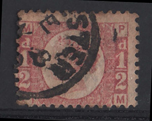 GB 1870 ½d plate 20 vgu cds c£85