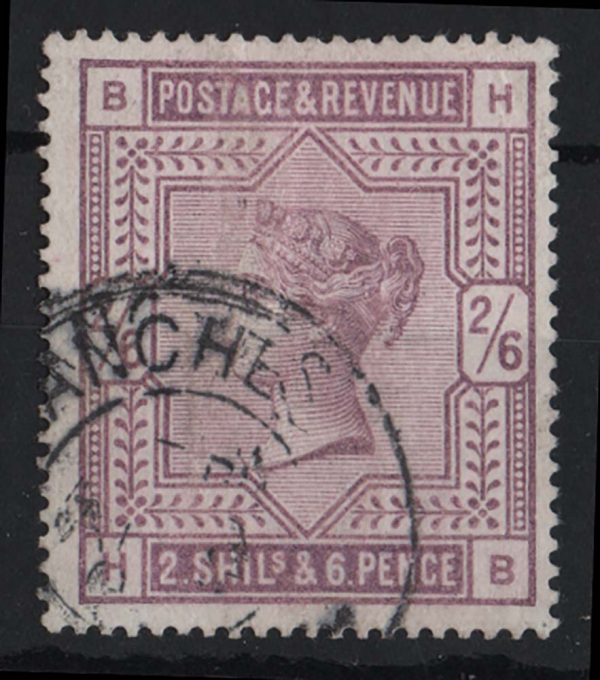 GB 1883 2/6d lilac sg178 vfu cds