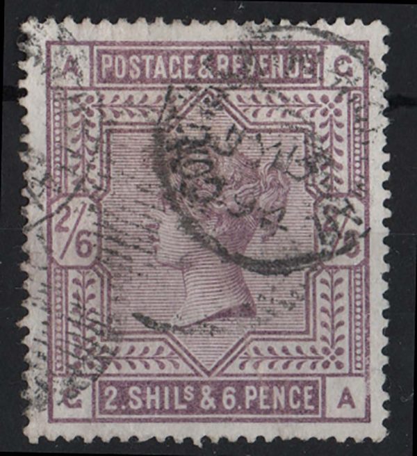 GB 1883 2/6d lilac sg178 vgu cds