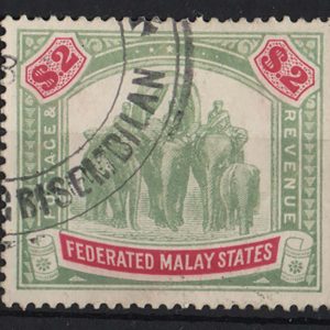Malaya - FMS 1904 $2 wmk MCA sg49 fu, Negri Sembilan cds