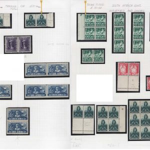 South Africa 1941 Large War Effort mainly um specialised lot on leaves