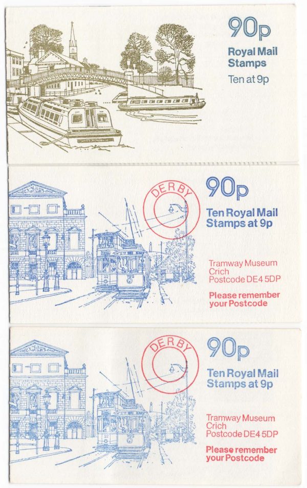 GB Booklets - Folded (good perfs)  FG6B 90p Regents Canal RM good perfs
